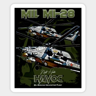 Mil Mi-28 Havoc Anti-Armor Attack Helicopter Sticker